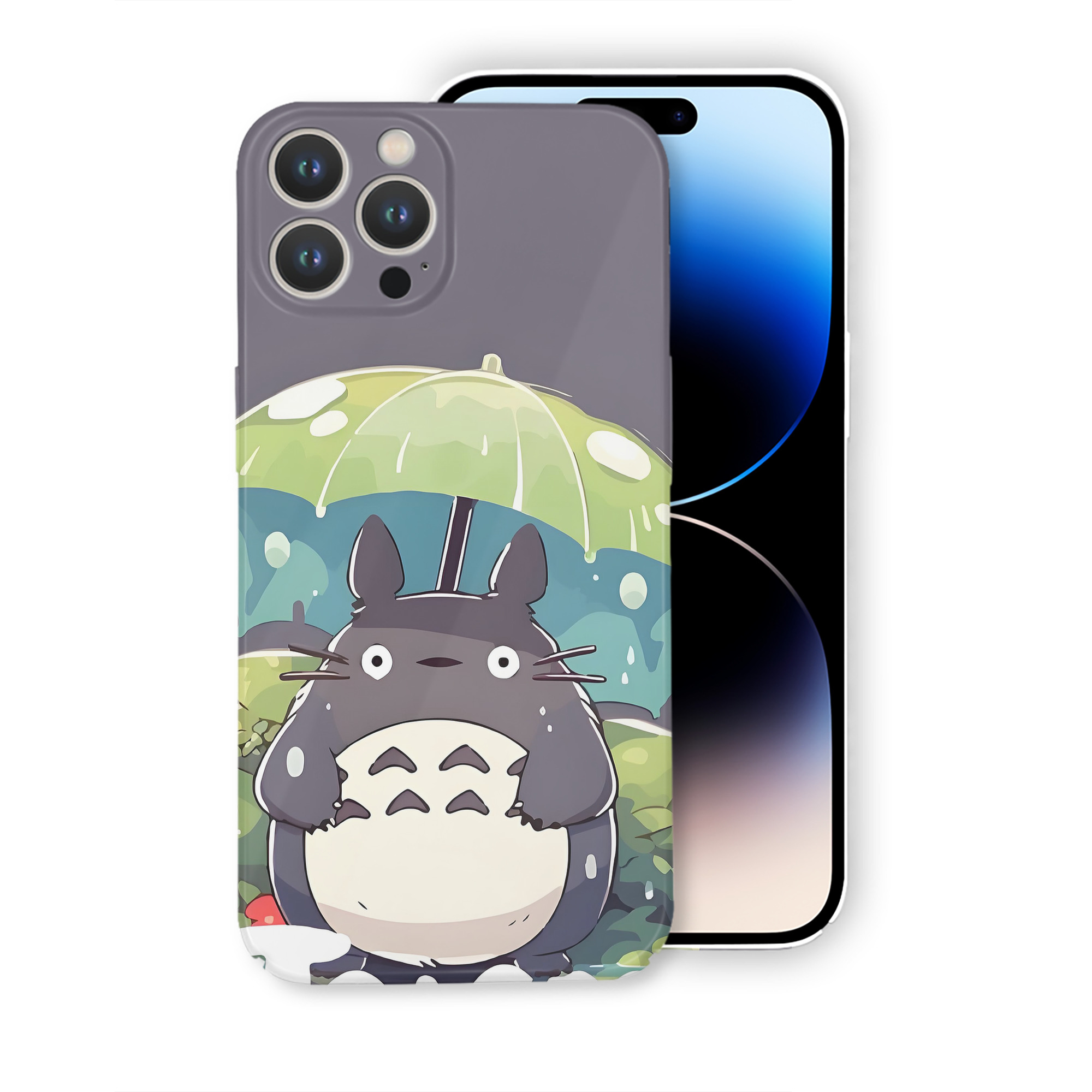 （画像用） となりのトトロ 草壁メイ 草壁サツキ My Neighbor Totoro Satsuki Kusakabe Mei Kusakabe 【iPhone 14シリーズ対応】ハードケース
